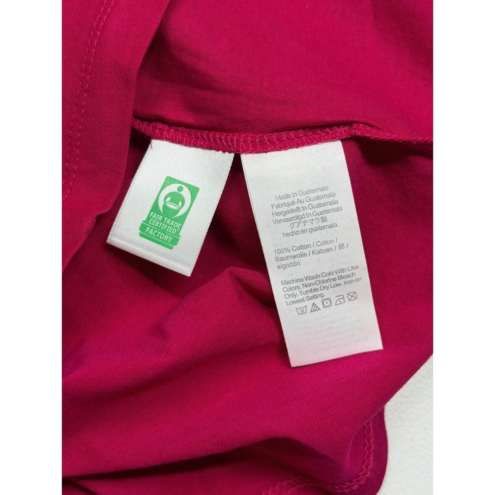 J Crew Top Womens Small Pink Tissue Turtleneck Long Sleeve Staple 100% Cotton - Picture 10 of 13